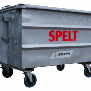 Restafval - 1000 Liter Rolcontainer Staal