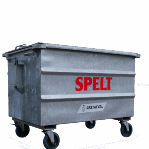 Restafval - 1000 Liter Rolcontainer Staal
