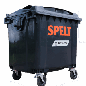 Restafval - 1100 Liter Rolcontainer