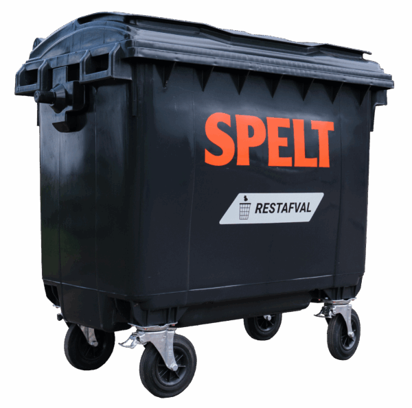 Restafval - 660 Liter Rolcontainer